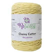 리트위스트 체이니 코튼 마크라메실, 710.바닐라, 1개