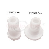 1X 품질 보증 A7AHR70700 메인 드라이브 어셈블리 17T/33T 23T/63T 기어 Konica Minolta bizhub 227 287 367, 03  Set (2 gears)