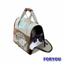 ForU699 유로펫 핸드캐리어 반려캐리어 이동장 그레이 커피 애견이동장 고양이이동장