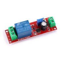 타이머 스위치 조절식 분리 모듈 시간 지연 릴레이 DC 12V 실드 NE555 DK555 0-10S