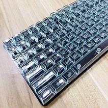 CBSA 높이 투명 키패드 판출형 무골위 우각진접 PC소재 기계식 키보드 적용, CBSA 표준 블루투블랙, 하나, 하나