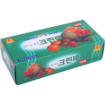 1+1 지퍼백 위생팩 폴리백 소분 밀폐 주머니 특 100매, 5개