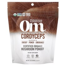 Om Mushrooms (옴 머쉬룸) 버섯 분말 동충하초 200g(7.05oz)