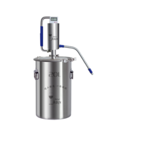 여과기 증류기 포도주 술 제조기 공장 정제기 규조토, 12L  스테인리스 스틸 배럴 냉각탑