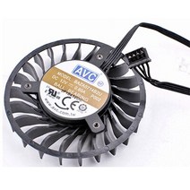 컴퓨터 부품 원본 그래픽 카드 냉각 팬 12V 0.60A BAZA0714B2U-P001 P002 Quadro P4000 M4000, [01] fan, 01 fan