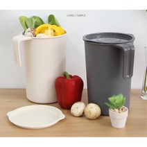 완벽 밀폐 신혼집 미니 음식쓰레기통 식당 리빙잇템 세척쉬운, 블랙