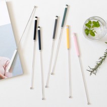 cocooning KARA Series 국산 커피 칵테일 고급 머들러 스틱, Silver블랙