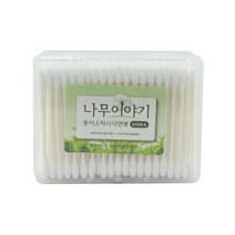 1+1 영스타 나무이야기 종이스틱 사각 면봉 200P, 9개