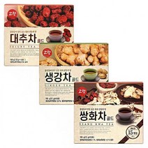 전통의 맛 쌍화차 대추차 생각차 건강차 전통차 15개 궁중차 율무차, 생강차골드
