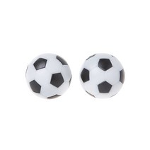 2pcs 수지 foosball 테이블 축구 공 실내 게임 불꽃 축구 32mm 36mm