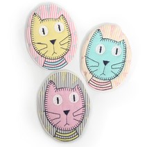 [펠트친구]액자고양이 입체와펜[1707], 옐로우