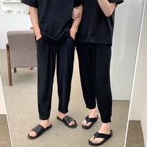 쿨 남자 바지/여름바지/마약바지/얼음바지/냉감/플리츠/냉장고/고급형 여자