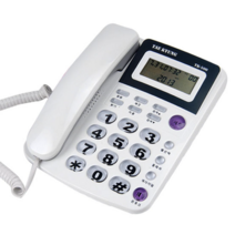 태경 가정용 사무용 발신자표시 유선 전화기 흰색 TK-500 일반 집전화기 빅버튼