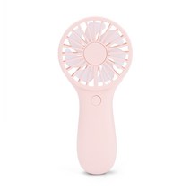 xinxin 휴대용 미니 손풍기 야외 테이블 건전지 선풍기 가능, 핑크색, 1개