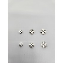 925SILVER 순은 클로버 팔찌재료 비즈재료