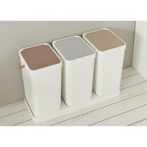 다세대주택 미용실 원터치분리수거통 3단 역세권신혼집 사용이편리한 대용량 배변패드휴지통 사무실 뚜껑식