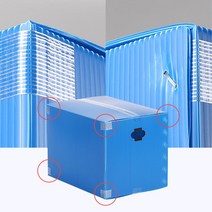 이중 압착 필라멘트 터짐방지 단프라 박스 창고보관 의류회사 전자제품포장, 이사박스6호 노랑