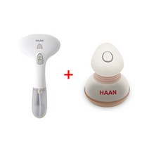 한경희 핸디 미니 스팀다리미+보풀제거기 HI-400WT+JDK-H0727, 스팀다리미_화이트+포풀제거기_핑크
