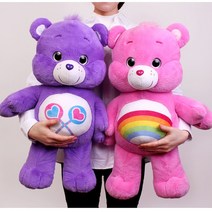 쉐어 치어 하트송 펀샤인 베어 인형 쉐어베어, 퍼플, 45cm