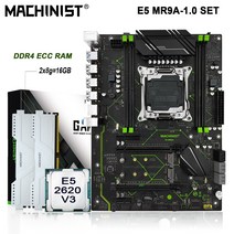 MACHINIST X99 세트 마더보드 LGA 2011-3 키트 Xeon E5 2620 V3 CPU DDR4 ECC RAM 16GB(2*8G) 지원 Nvme M.2 Pcie-x