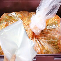 (당일출고) 비닐 조아 두꺼운 PE 김장봉투 투명 비닐, 100매