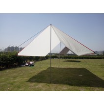 해외 캐노피 텐트 아라즈 천막 그늘막 야외 다인방 비막 차양 바베큐 주차 텐트-47387, 단일옵션, 02.화이트그레이3x3(2홀더)