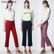 [KT알파쇼핑][쉬즈미스] 컬러 포인트 부츠컷 슬림 팬츠