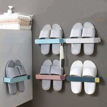 다용도 슬리퍼 실내화꽂이 거치대, 핑크