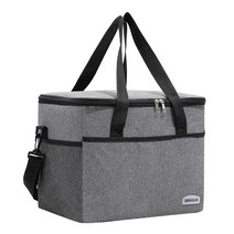 긱보드 쿨러백 캠핑가방 보온보냉백 22L, 그레이