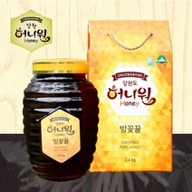 [허니원] 밤꽃벌꿀 2.4kg, 1개, 단품