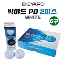 넥센 빅야드 BIGYARD PD 피디 화이트 골프볼 골프공 2피스 6구