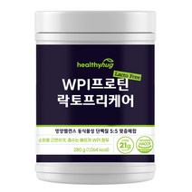 헬씨허그 WPI프로틴 락토프리케어 동물성 식물성 280g 분리유청 단백질 대용량, 1개