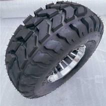 트레일러 타이어 사륜 ATV 18x7-8 인치 휠 오프로드, 타이어+알루미늄 휠+장식 커버