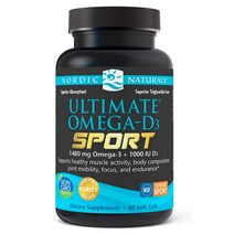노르딕 얼티메이트 오메가3 비타민 D3 스포츠 60소프트젤