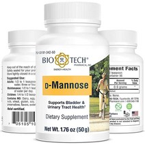 [타임딜] BioTech Pharmacal - D 만노스 50, [03] 100 카운트