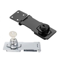 79mm 키걸고리 서랍잠금장치 사물함 열쇠걸고리 경첩, 블랙