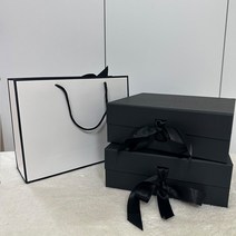 공간의 사소함 마음담는 고급 선물 상자 포장 박스_23cm * 26cm * 9.5 _ (쇼핑백 포함), 선물 상자 포장 박스 (쇼핑백 포함)5개