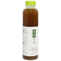지리산 산청 국내산 생강차 생강청 생강원액, 1병, 500ml