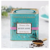 Fortnum Mason 포트넘 앤 메이슨 퀸 앤 블렌드 캐디 FBOP 아쌈 홍 티 차 Queen Anne Blend Leaf Caddy 250g, 1세트