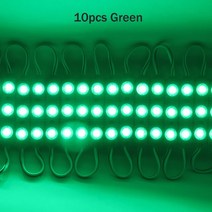 dc12v led 모듈 smd5054 광고 디자인에 대 한 슈퍼 밝은 led 모듈 조명 3 led 픽셀 1pc 5pcs 10pcs 20pc, 10pcs 녹색