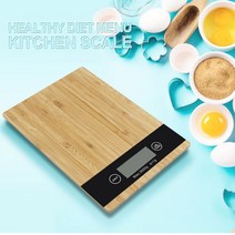 케이세일 대나무 주방저울 용량 1kg, 단품