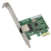 WY1000T1 PCI-E X1 10/100/1000M RJ45 기가비트 이더넷 네트워크 카드 서버 어댑터 Nic 인텔 82574L EXPI9, 한개옵션0