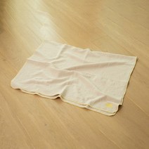 베이비로하 프리미엄 순면 자수 3중 거즈 블랭킷 5종, 베이지
