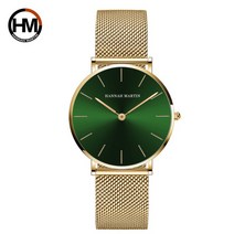 중년여성시계 팔찌 메탈 시게 40대 50대 여자시계 일본 쿼츠 무브먼트 36mm hannah martin women 스테인레스 스틸 메쉬 로즈 골드 방수 여성용 시계