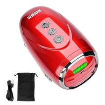colorski 전문가용 이발 마사지기무선 핸드헬드 마사지기 USB 충전진동 목다리손얼굴 마사지노드 2개 2600AMH 레드