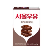 서울우유 멸균 1000ml x 10팩200ml 24팩흰딸기초코꿀딴지, 멸균초코우유 200ml 24개