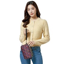 #[크리스찬 로젠]슬림 투지퍼 사각 크로스백