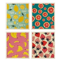 라니핏 과일 대나무 펄프 행주 4종, 20세트