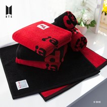 BTS 방탄소년단 MIC Drop 선염 세면타월 2매 170g, M 선염세면_2매