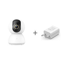펫캠 펫cctv글로벌 버전 미 스마트 IP 카메라 2K HD 360 ° 알렉사 구글 무선 와이파이 적외선 야간 베이비, 02 Add EU Charger